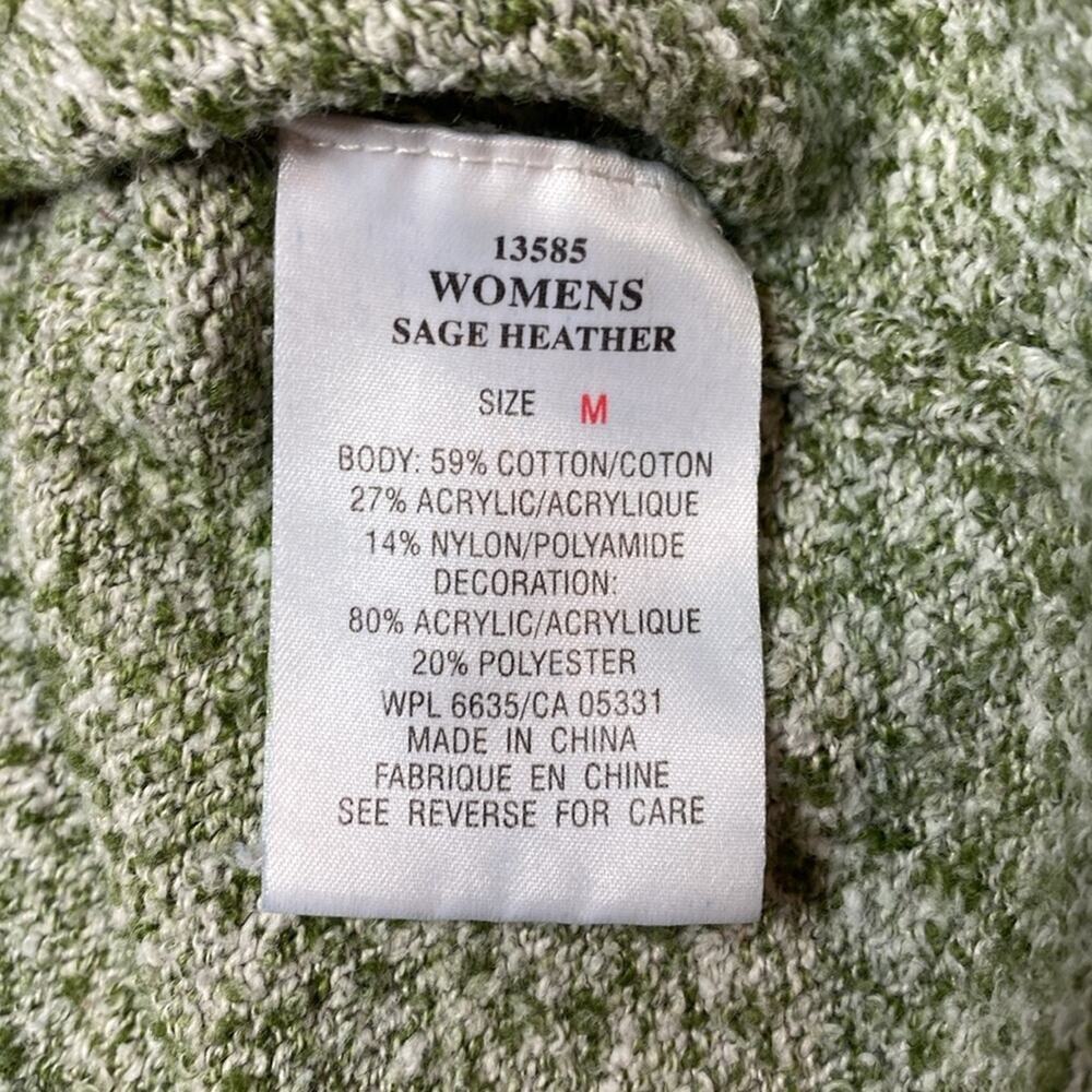 Woolrich 1/2 zip pull over green size medium - Picture 5 of 5
